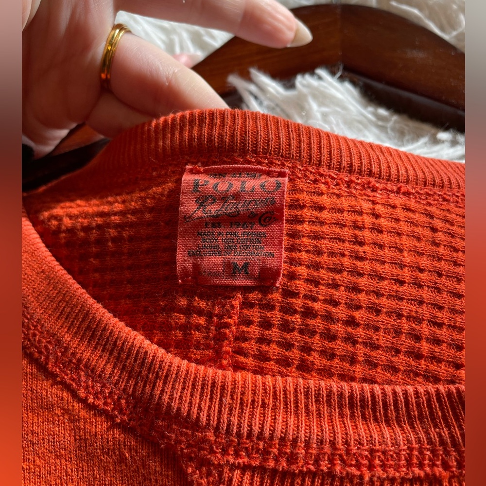 Polo Ralph Lauren Orange Sweatshirt